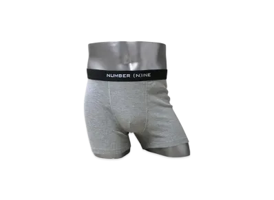 FRUIT OF THE LOOM x NUMBER (N)INE 2 Pack Waffle Boxer Shorts "M.Gray"