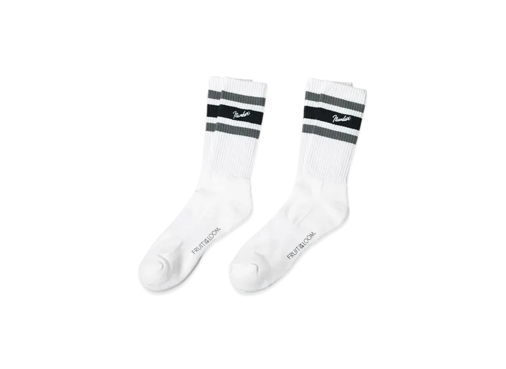 FRUIT OF THE LOOM x NUMBER (N)INE 2 Pack Socks "White"