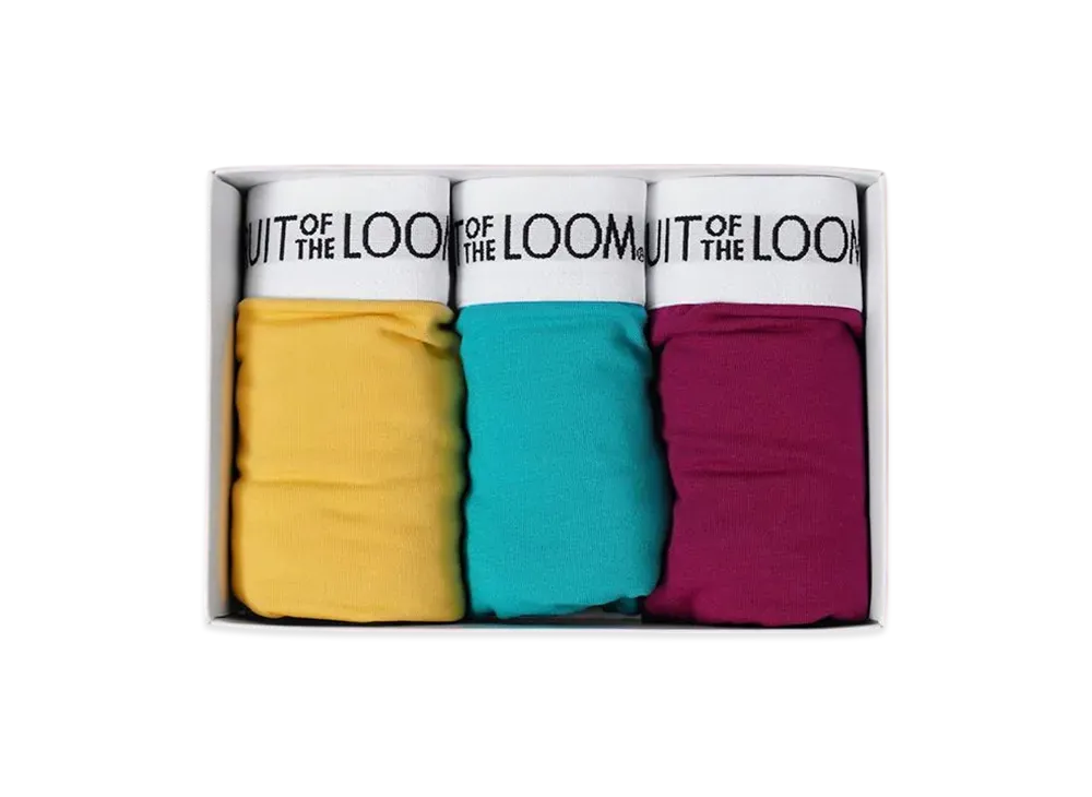 FRUIT OF THE LOOM Basic Boxer Briefs 3-Pack "Yellow"