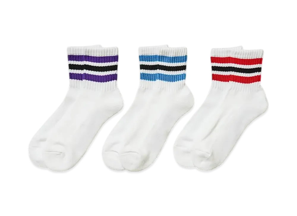 FRUIT OF THE LOOM Ameribu Line Short Socks Set Of 3 "Assort"