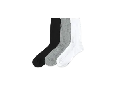 FRUIT OF THE LOOM Ribbed Crew Socks Set Of 6 Autumn/Winter "Multi"