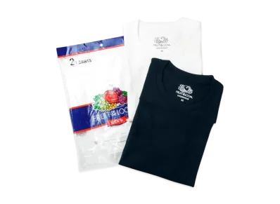 FRUIT OF THE LOOM Crew Neck Pack T-Shirt Underwear 2 Pack "Black/White"