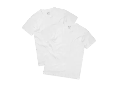 FRUIT OF THE LOOM Crew Neck Pack T-Shirt Underwear 2 Pack "White/White"