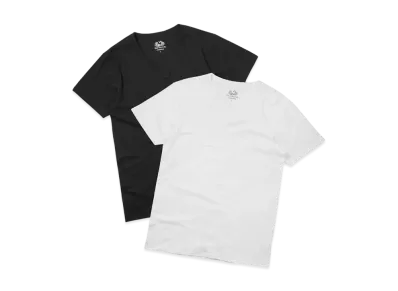 FRUIT OF THE LOOM V-Neck Pack T-Shirt Underwear 2-Pack "Black/White"