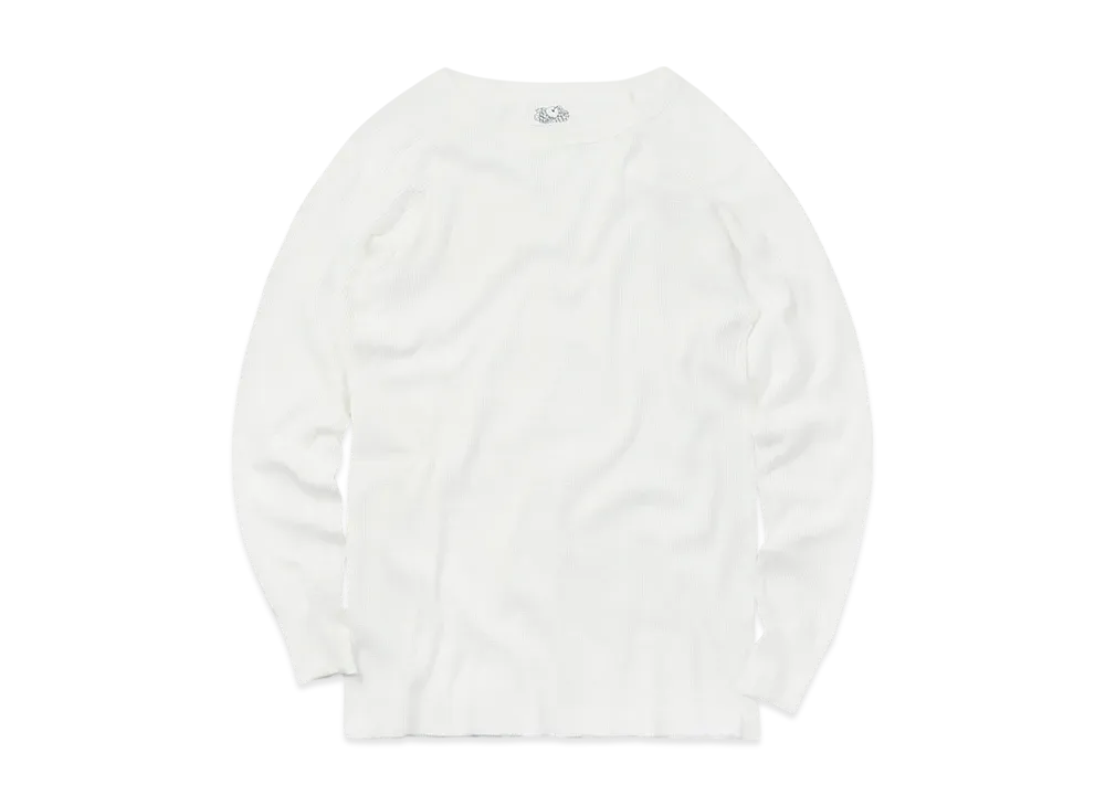 FRUIT OF THE LOOM L/S Thermal Crew Neck T-Shirt "White"