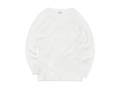 FRUIT OF THE LOOM L/S Thermal Crew Neck T-Shirt "White"