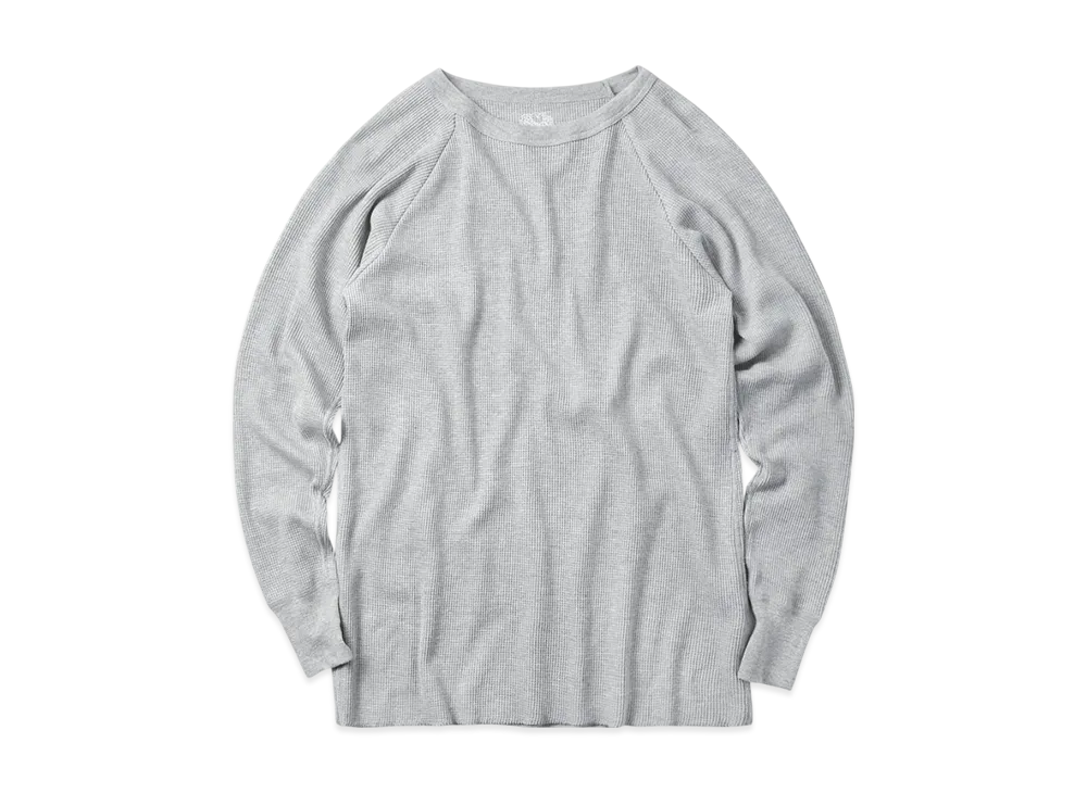 FRUIT OF THE LOOM L/S Thermal Crew Neck T-Shirt "Grey"
