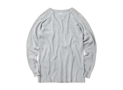 FRUIT OF THE LOOM L/S Thermal Crew Neck T-Shirt "Grey"