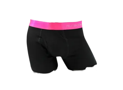 FRUIT OF THE LOOM Neon Rubber Boxer Shorts "Pink"
