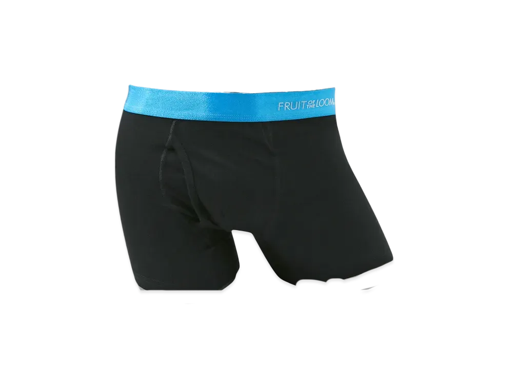 FRUIT OF THE LOOM Neon Rubber Boxer Shorts "Blue"