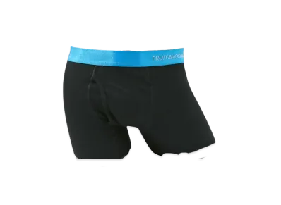 FRUIT OF THE LOOM Neon Rubber Boxer Shorts "Blue"
