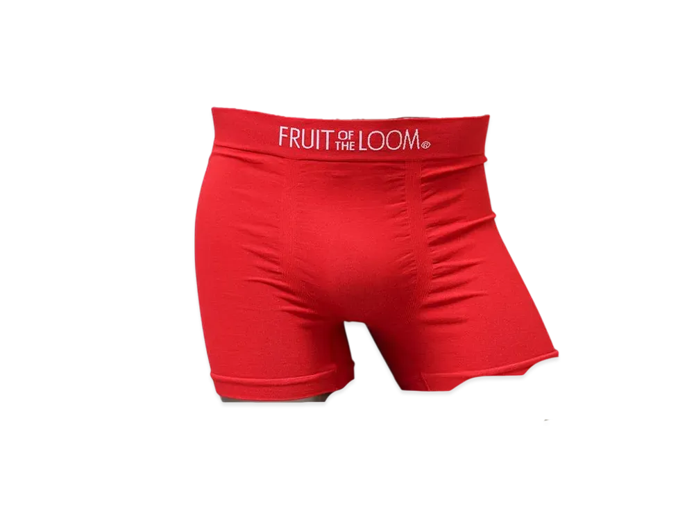 FRUIT OF THE LOOM Basic Boxer Briefs "Red"