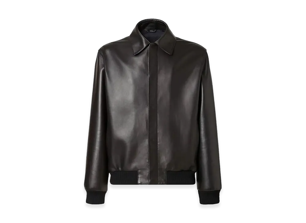 FENDI Leather Blouson "Black"