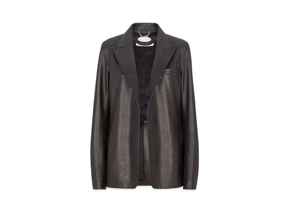 FENDI Women's Leather Jacket "Black"