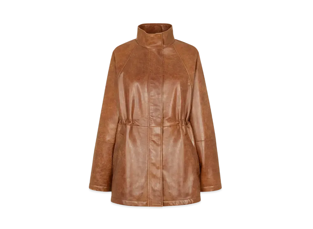 FENDI Women's Leather Jacket "Brown"