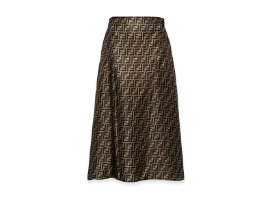FENDI Women's FF Skirt "Brown"