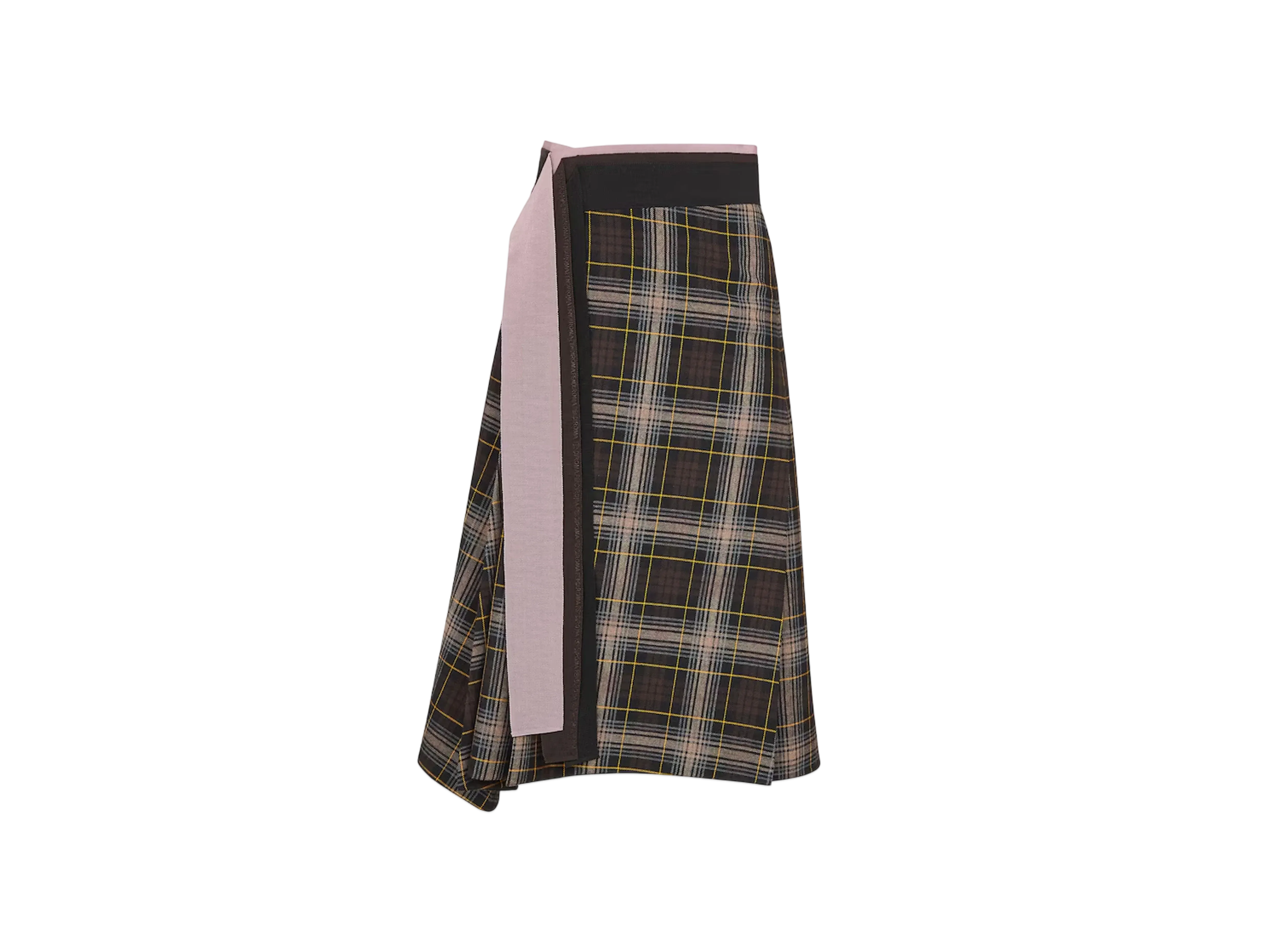 FENDI Women's Skirt Fendi Tartan "Brown"