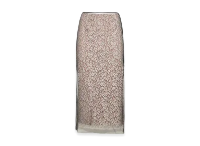 FENDI Women's Lace Midi Skirt "Multicolor"