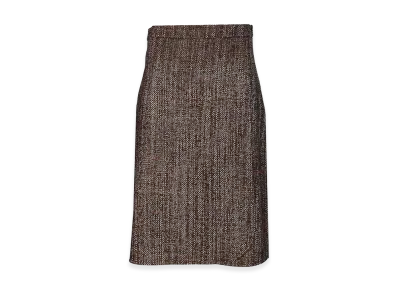FENDI Women's Wrap Midi Skirt "Brown"