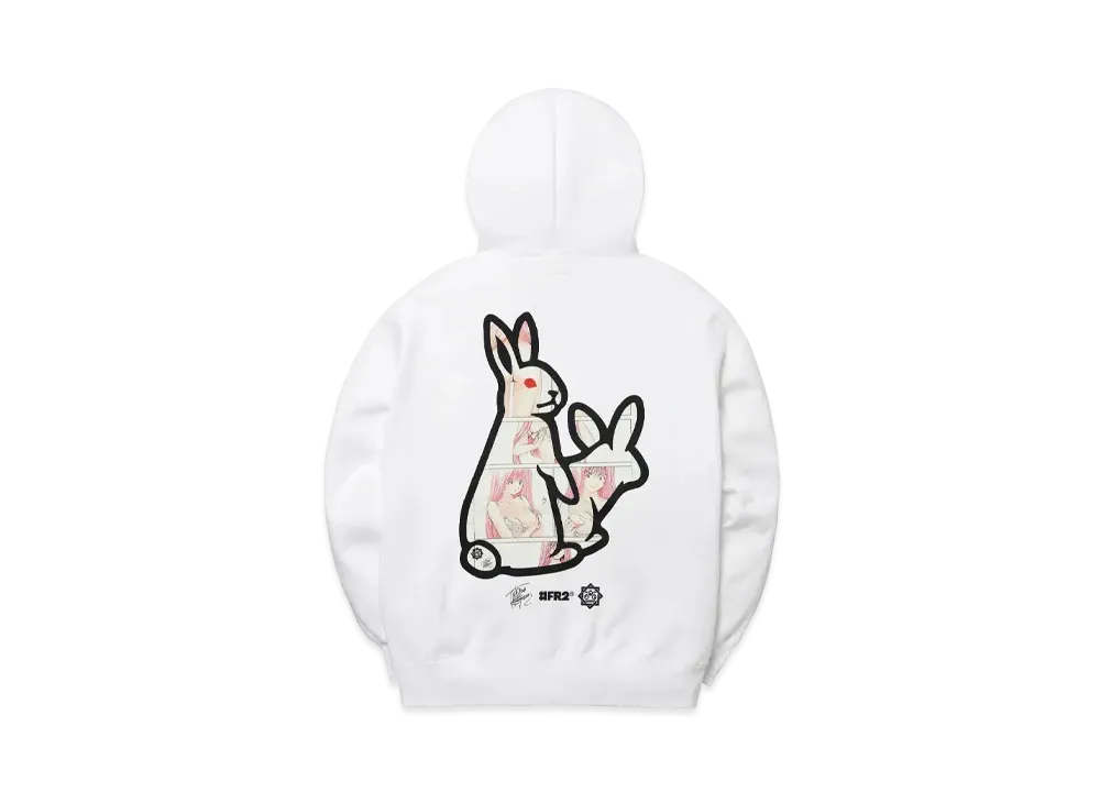 FR2 x Tatsuya Egawa x Shota Nakatsugawa Back Icon Hoodie "White"