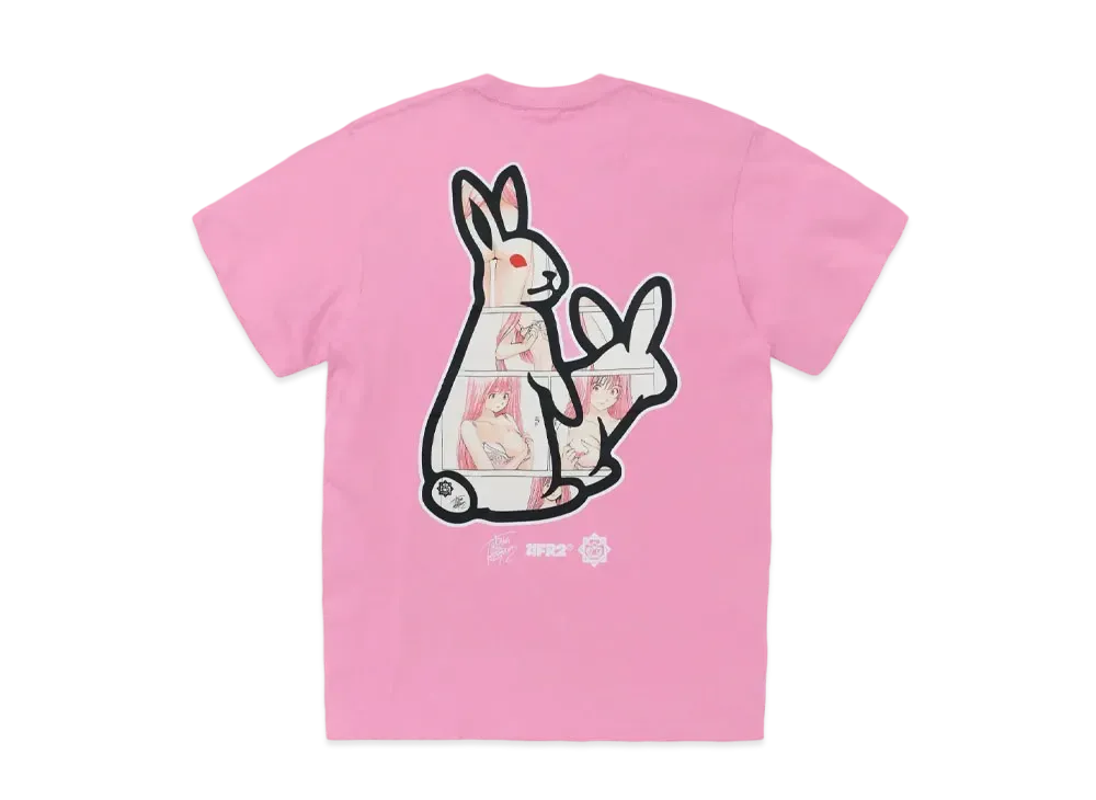 FR2 x Tatsuya Egawa x Shota Nakatsugawa Back Icon T-shirt "Pink"