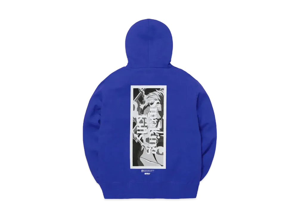FR2 x ONE PIECE Collaboration Smokers Hoodie SMOKER ver "Blue"