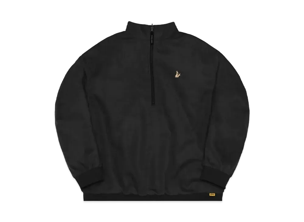 FR2 Icon Embroidery Reversible Half Zip Blouson "Black"