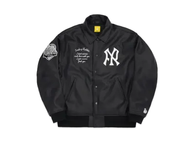 FR2 Neo Leather Varsity Jacket "Black"