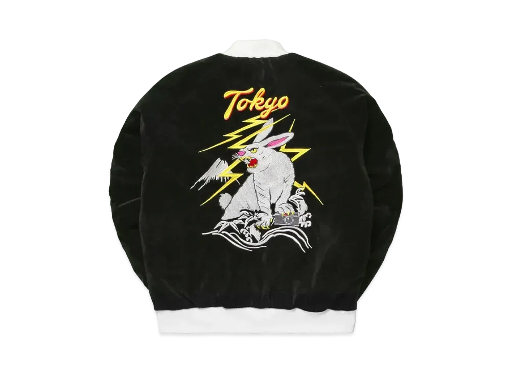 FR2 Velor Souvenir Jacket "Black"