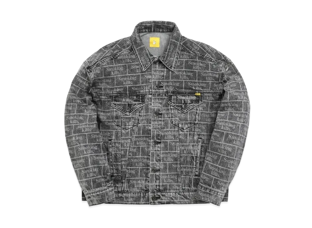 FR2 Smoking Kills Denim Jacket "Black"