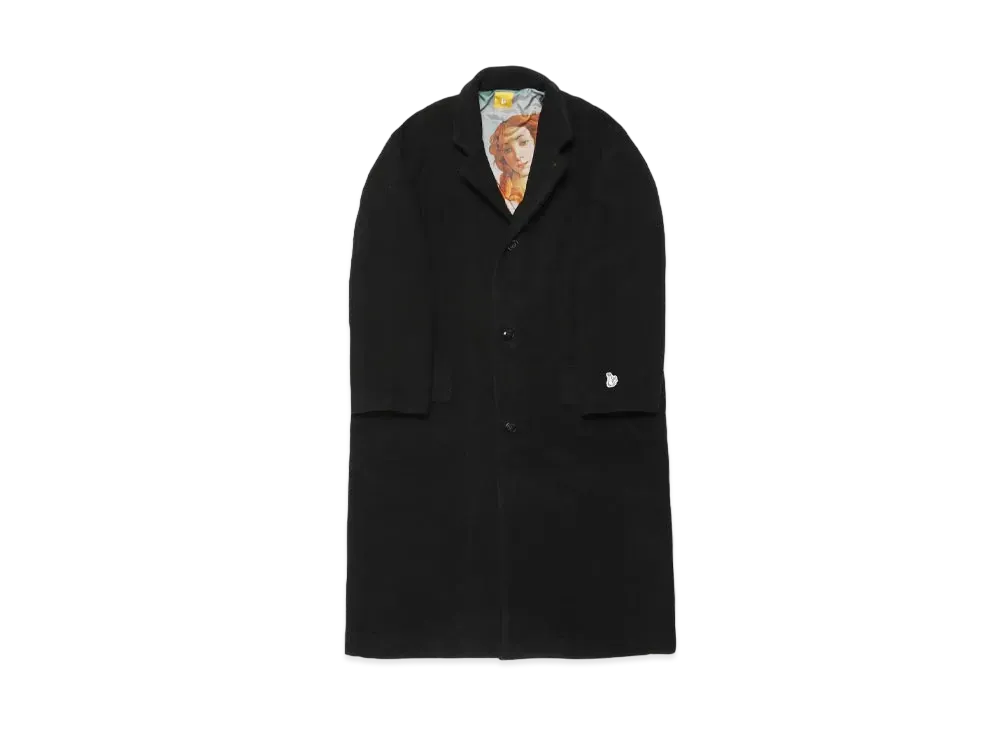 FR2 Don't be Flasher Chesterfield Coat "Black"
