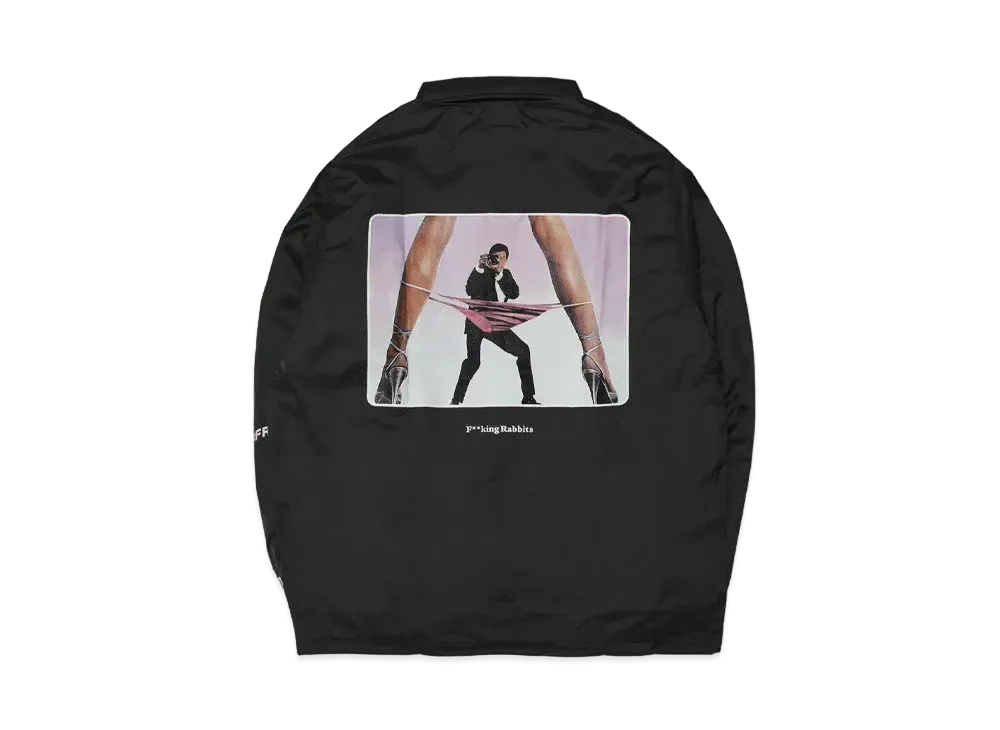 FR2 Spy Nylon Coach Jacket "Black"