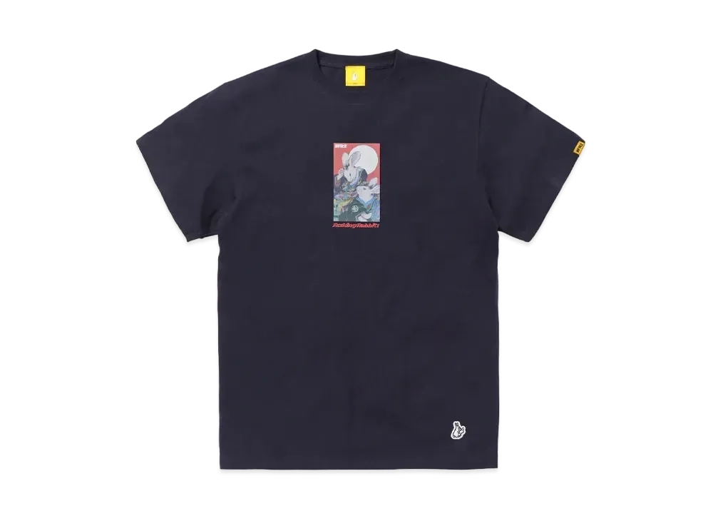 FR2 Rabbits Hanafuda T-shirt "Navy"