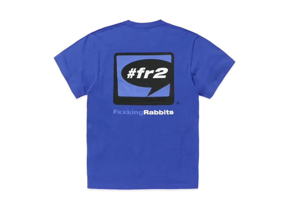 FR2 Player Logo Embroidery T-shirt "Blue"