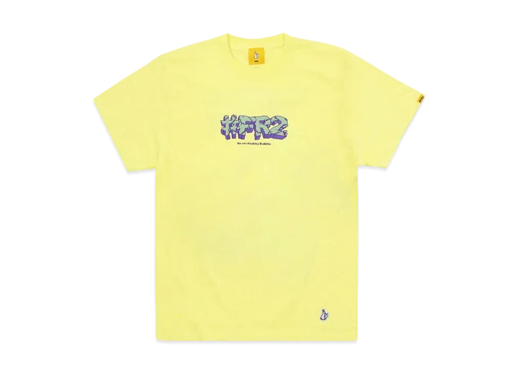 FR2 Crack Logo T-shirt "Light Yellow"
