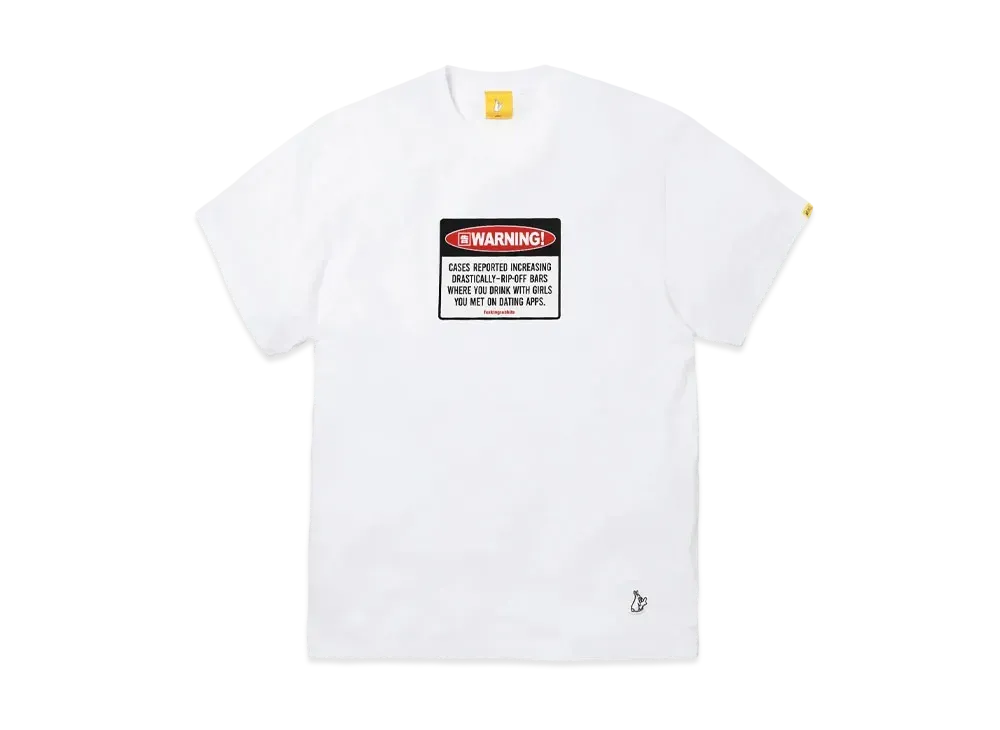 FR2 Warning Statement T-shirt "White"