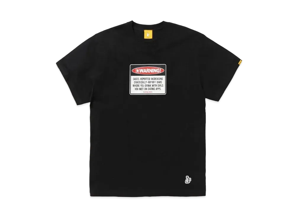 FR2 Warning Statement T-shirt "Black"