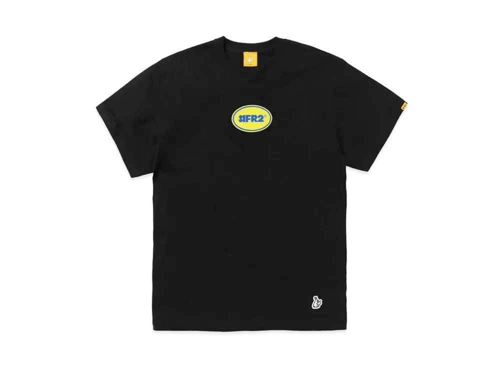 FR2 Oval Logo T-shirt "Black"