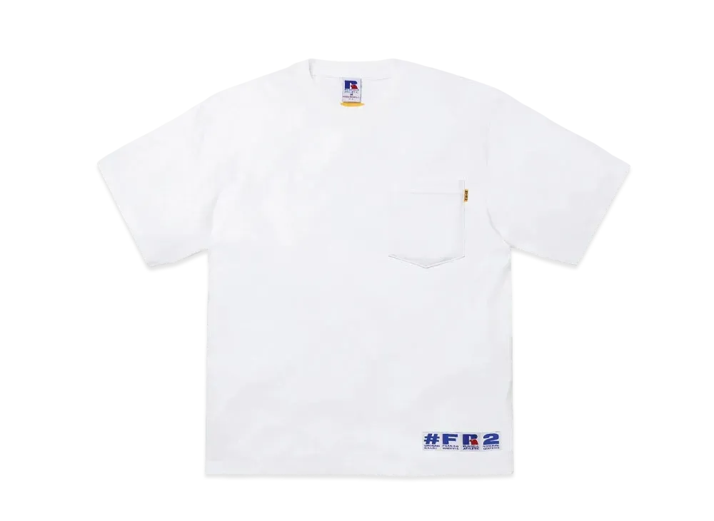 FR2 x Russell Pocket T-shirt "White"