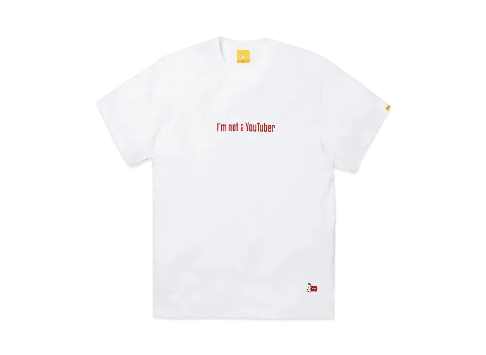 FR2 I'm not a YouTuber T-shirt "White"