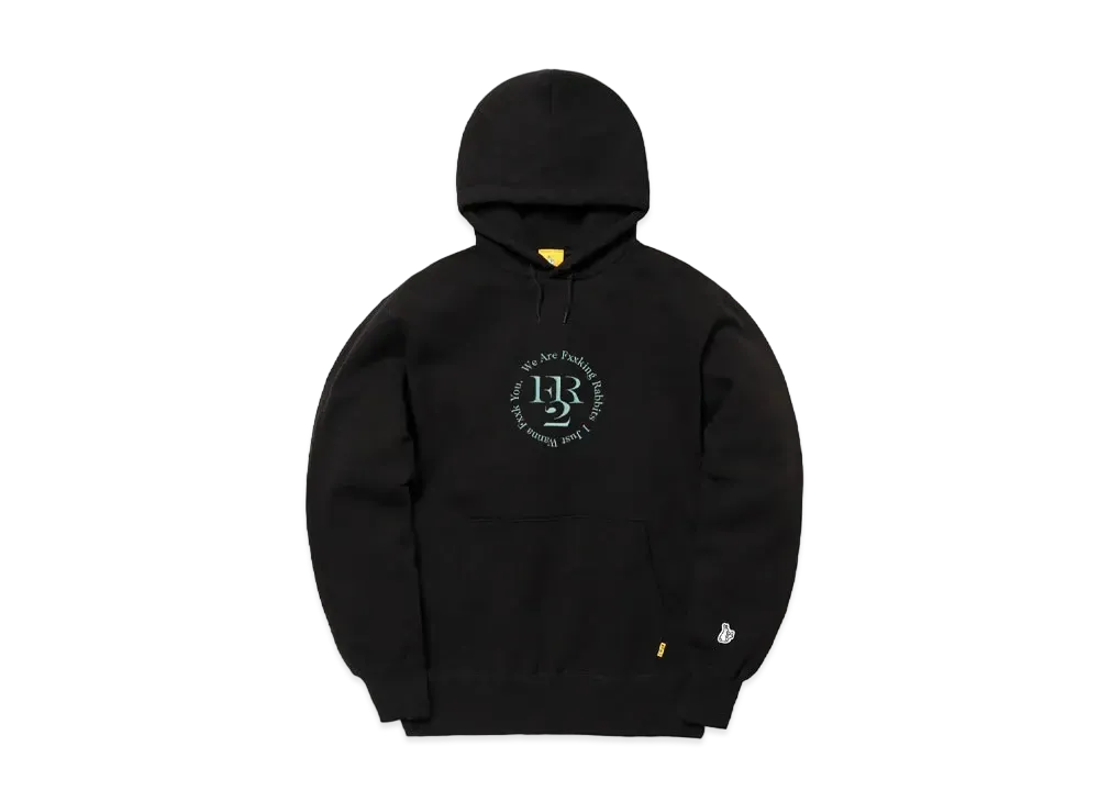 FR2 Embroidered Circle Logo Hoodie "Black"