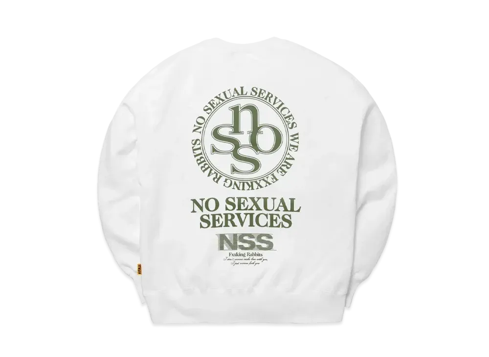 FR2 NSS Full Back Sweatshirt "White"
