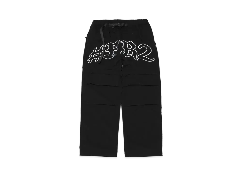 FR2 Logo Embroidery 2way Cargo Pants "Black"