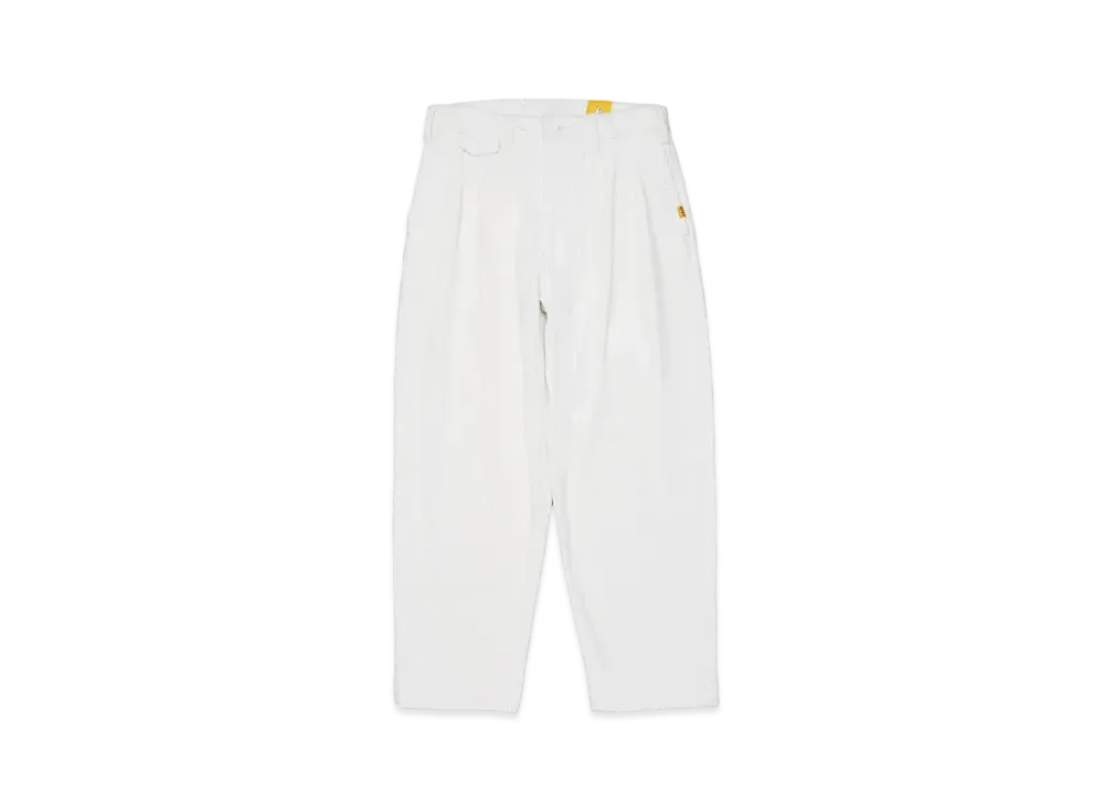 FR2 Brushed Corduroy Wide Pants "White"