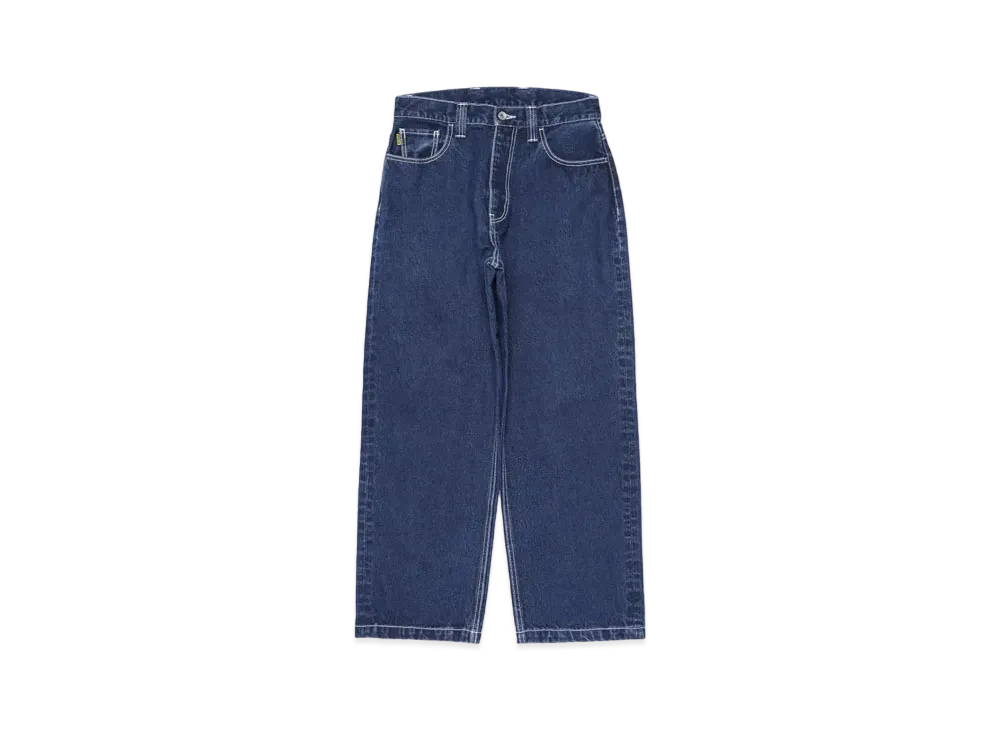 FR2 Logo Wide Denim Pants "Indigo Blue"