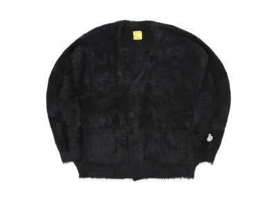 FR2 Feather yarn Cardigan "Black"