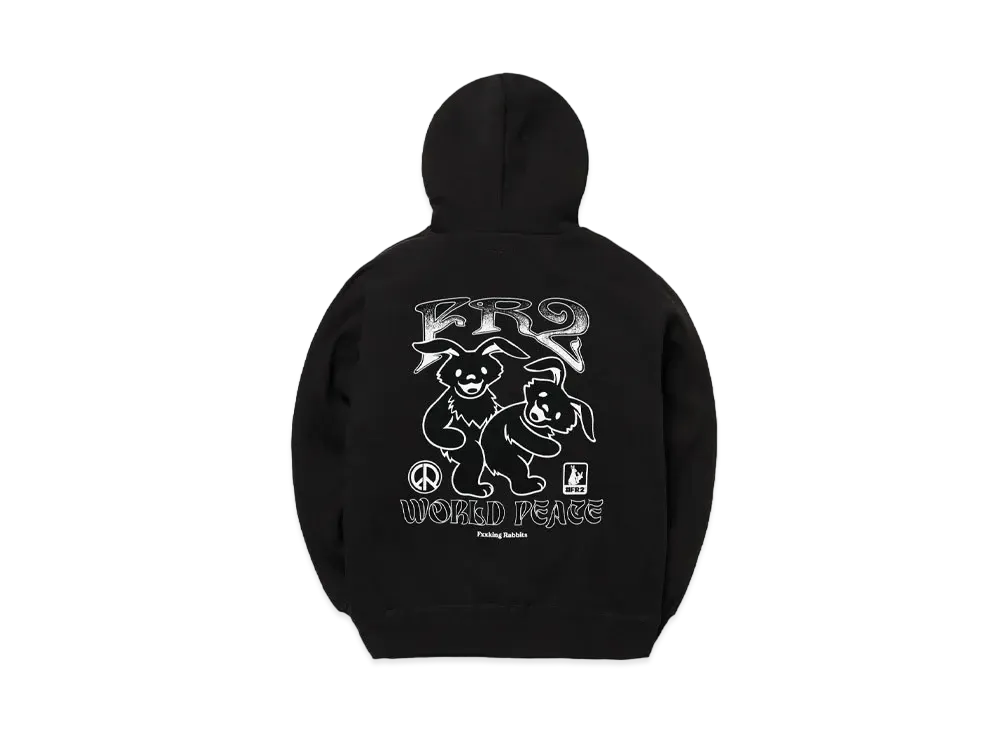 FR2 World Peace Hoodie "Black"