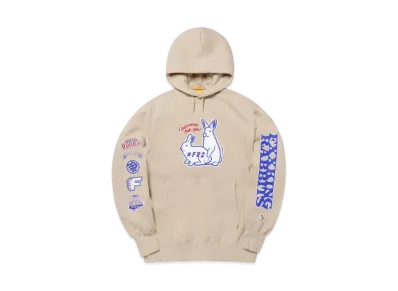 FR2 Playing Rabbits Hoodie "Beige"