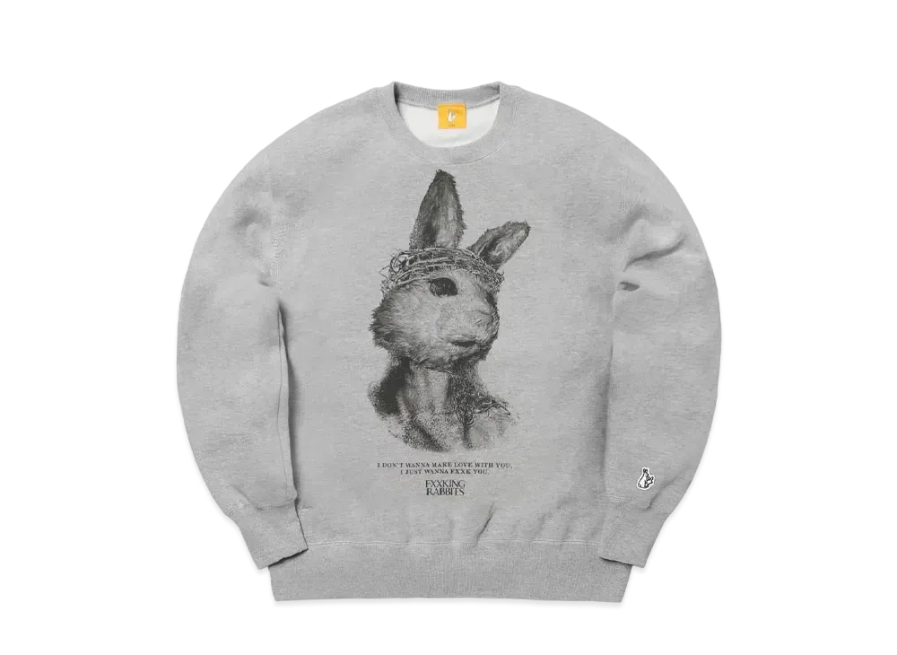 FR2 Rabbit Jesus Sweatshirt "Gray"