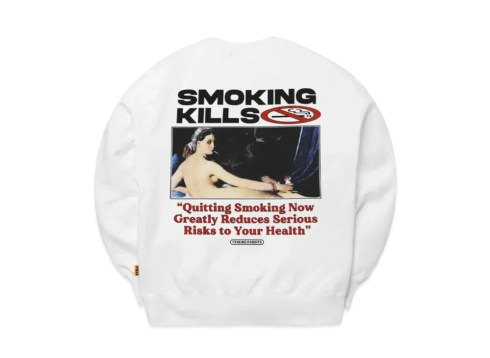 FR2 Nude Art Sweatshirt "White"